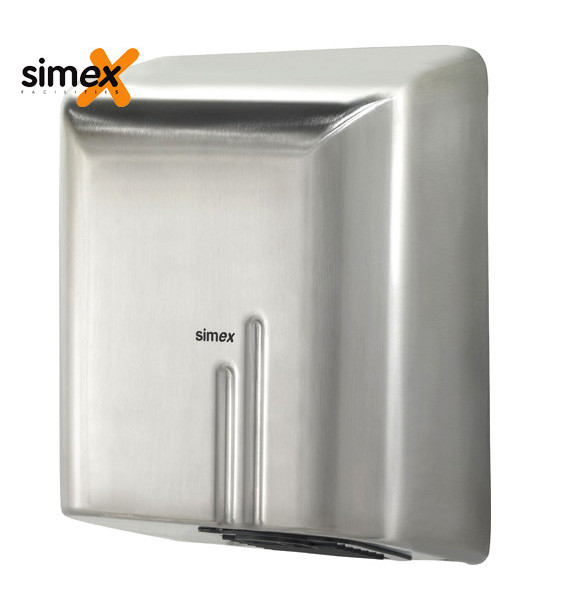 Сушилка для рук Simex BIGFLOW, матовая нержавеющая сталь, Арт.MBSA Сушилка для рук Simex BIGFLOW, матовая нержавеющая сталь, Арт.MBSA