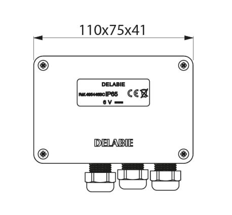 Электронный блок Delabie 230/12V, смесителей для раковины, Арт.495444BC Электронный блок Delabie 230/12V, смесителей для раковины, Арт.495444BC