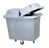 Кубический контейнер на колёсах Rubbermaid, белый, 500 литров, Арт.FG461600WHT