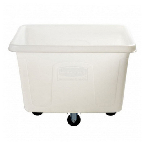 Кубический контейнер на колёсах Rubbermaid, белый, 500 литров, Арт.FG461600WHT Кубический контейнер на колёсах Rubbermaid, белый, 500 литров, Арт.FG461600WHT