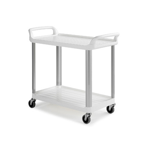 Гостиничная тележка Shelf, TTS c двумя полками, белая, Арт.0F003730W Гостиничная тележка Shelf, TTS c двумя полками, белая, Арт.0F003730W