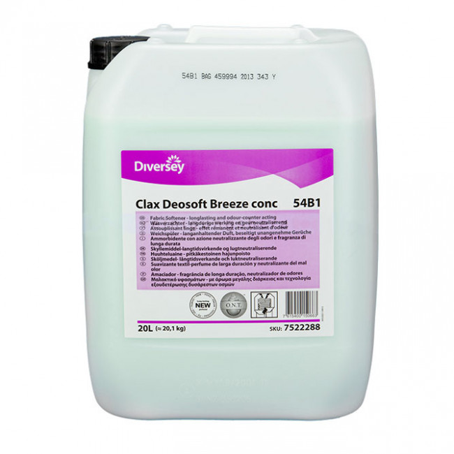 Концентрированный смягчитель белья / удалитель запахов Clax Deosoft Breeze conc 54B1, 20 литров, Арт.7522288