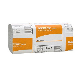 Бумажные полотенца Katrin Basic Zig Zag 362309 Бумажные полотенца Katrin Basic Zig Zag 362309
