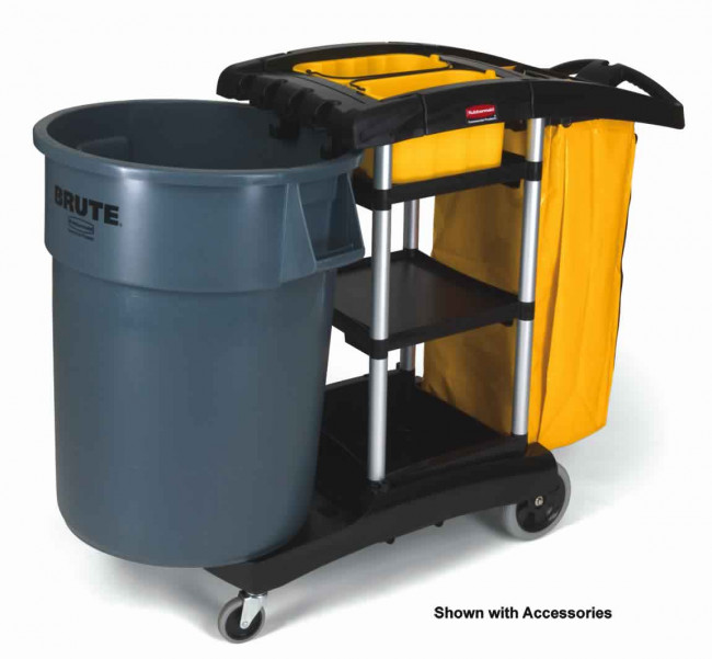 Тележка для уборки c аксессуарами Rubbermaid, Арт.FG9T7400BLA Тележка для уборки c аксессуарами Rubbermaid, Арт.FG9T7400BLA