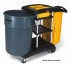 Тележка для уборки c аксессуарами Rubbermaid, Арт.FG9T7400BLA Тележка для уборки c аксессуарами Rubbermaid, Арт.FG9T7400BLA