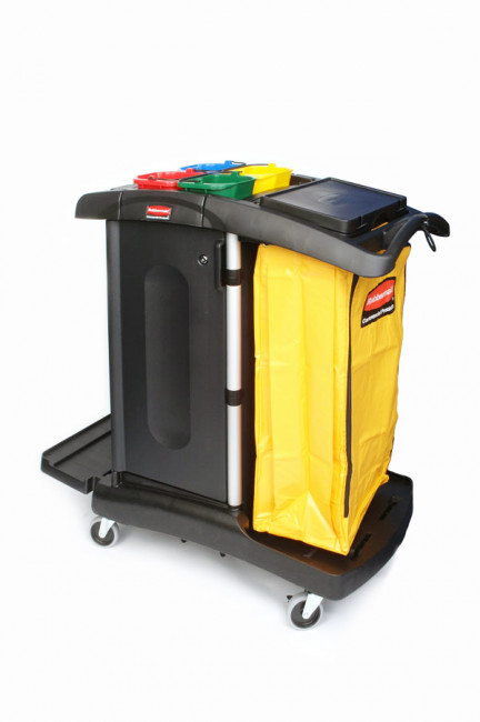 Тележка для уборки c аксессуарами Rubbermaid, Арт.FG9T7400BLA Тележка для уборки c аксессуарами Rubbermaid, Арт.FG9T7400BLA