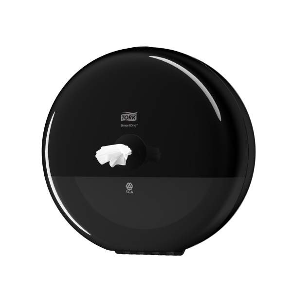 Диспенсер туалетной бумаги Tork SmartOne в рулонах, чёрный, Арт.680008 Диспенсер туалетной бумаги Tork SmartOne в рулонах, чёрный, Арт.680008
