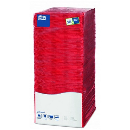 Салфетки Tork 25х25 красные, (цна за 1 пачку), Арт.478661 Салфетки Tork 25х25 красные, (цна за 1 пачку), Арт.478661