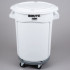 Контейнер круглый Rubbermaid BRUTE 121.1 литр, белый, Арт.FG263200WHT Контейнер круглый Rubbermaid BRUTE 121.1 литр, белый, Арт.FG263200WHT