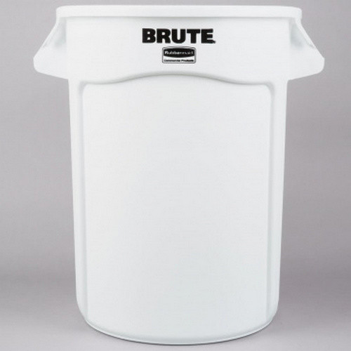 Контейнер круглый Rubbermaid BRUTE 121.1 литр, белый, Арт.FG263200WHT Контейнер круглый Rubbermaid BRUTE 121.1 литр, белый, Арт.FG263200WHT