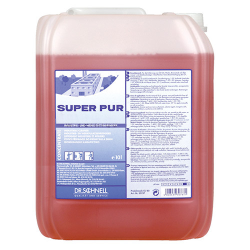 Индустриальное сильнощелочное средство SUPER PUR 10 л., Арт.143427 Индустриальное сильнощелочное средство SUPER PUR 10 л., Арт.143427