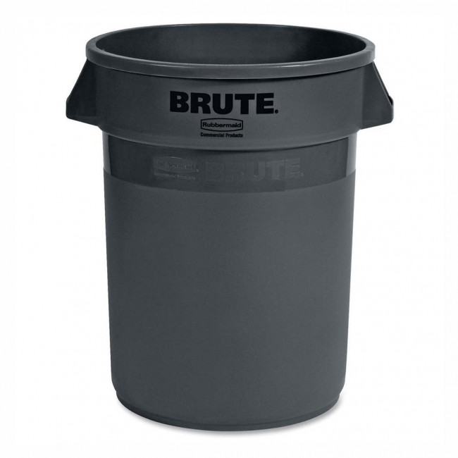 Контейнер круглый Rubbermaid BRUTE 208 литров, серый, Арт.FG265500GRAY Контейнер круглый Rubbermaid BRUTE 208 литров, серый, Арт.FG265500GRAY