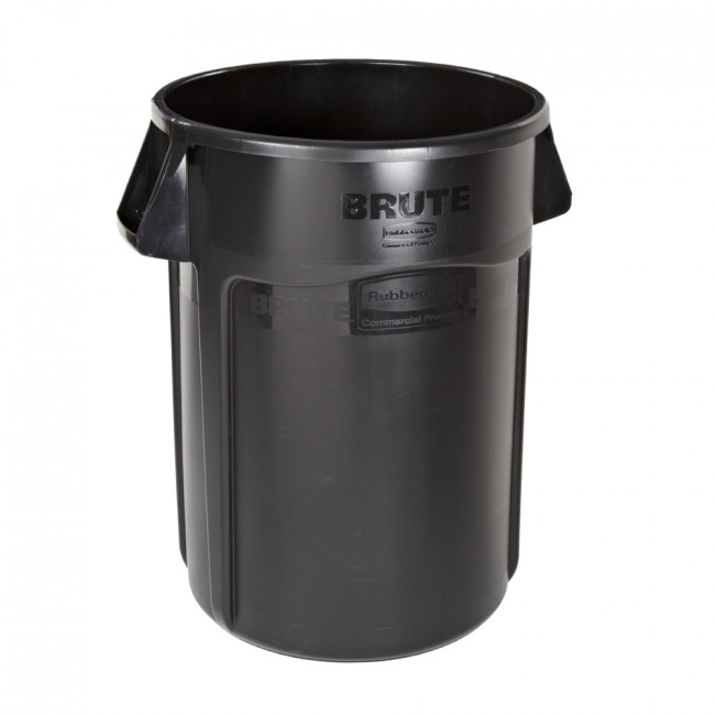 Контейнер круглый Rubbermaid BRUTE с вент. каналами 166.5 литров, чёрный, Арт.FG264360BLA Контейнер круглый Rubbermaid BRUTE с вент. каналами 166.5 литров, чёрный, Арт.FG264360BLA