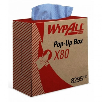 Протирочный материал в коробке WypAll X80 голубой 8295