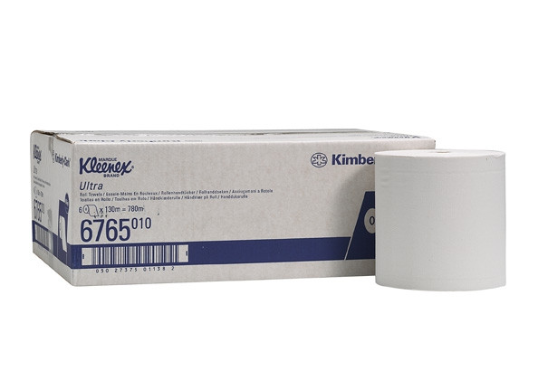 Бумажные полотенца KLEENEX ULTRA в рулонах, Арт.6765 Бумажные полотенца KLEENEX ULTRA в рулонах, Арт.6765