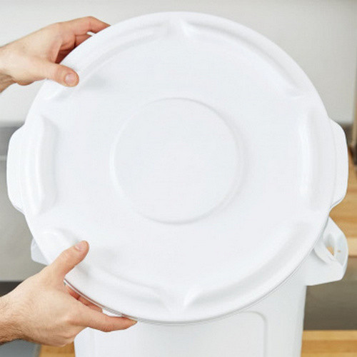 Крышка для контейнера Rubbermaid BRUTE на 37.9 литров, белая, Арт.FG260900WHT Крышка для контейнера Rubbermaid BRUTE на 37.9 литров, белая, Арт.FG260900WHT