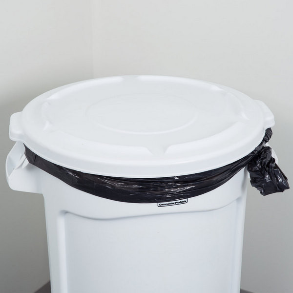 Крышка для контейнера Rubbermaid BRUTE на 121.1 литр, белая, Арт.FG263100WHT