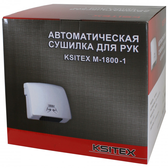 Сушилка для рук Ksitex M-1800-1, пластик, белая, Арт.M-1800-1 Сушилка для рук Ksitex M-1800-1, пластик, белая, Арт.M-1800-1