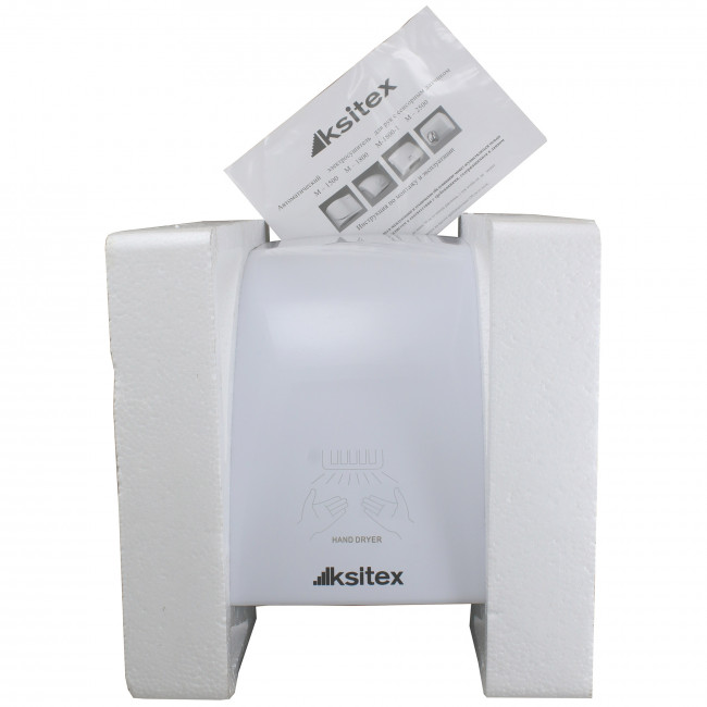Сушилка для рук Ksitex M-1800-1, пластик, белая, Арт.M-1800-1 Сушилка для рук Ksitex M-1800-1, пластик, белая, Арт.M-1800-1