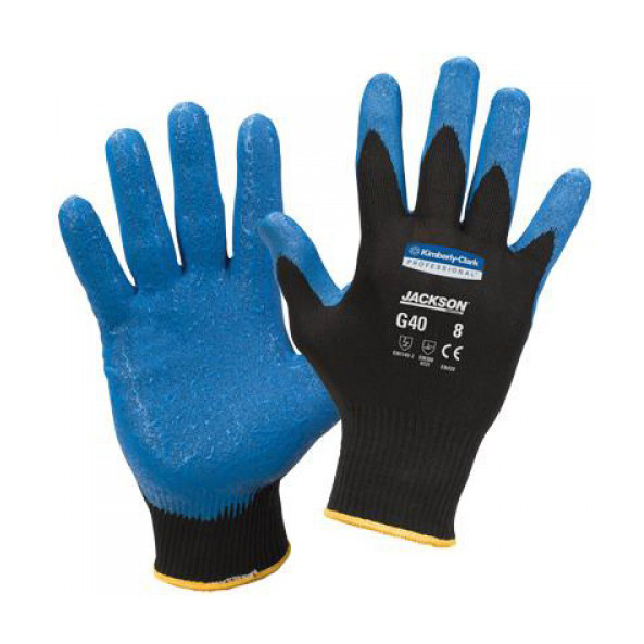 Перчатки с нитриловым покрытием JACKSON SAFETY G40 SMOOTH NITRILE для защиты от механических воздействий Размер 7