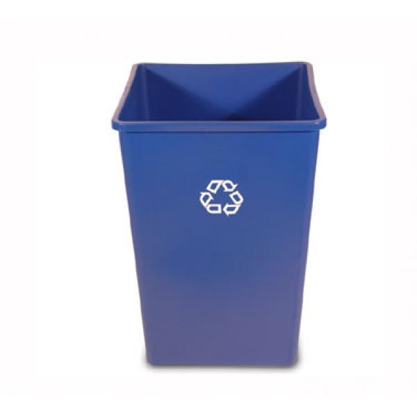 Квадратный контейнер Rubbermaid StyleLine на 132,5 литра, синий, Арт.FG395873BLUE