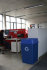 Квадратный контейнер Rubbermaid StyleLine на 132,5 литра, синий, Арт.FG395873BLUE