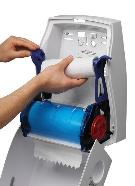 Диспенсер для рулонных полотенец Kimberly-Clark с ножом, Арт.9991 Диспенсер для рулонных полотенец Kimberly-Clark с ножом, Арт.9991