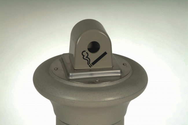 Пепельница уличная Rubbermaid GroundsKeeper Tuscan, чёрная, Арт.FG9W3000BLA