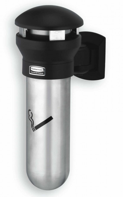Пепельница настенная Rubbermaid Infinity, Арт.FG9W3200SSBLA Пепельница настенная Rubbermaid Infinity, Арт.FG9W3200SSBLA