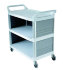Сервисная тележка Rubbermaid X-tra закрытая с трёх сторон Белая, Арт.FG409300OWHT Сервисная тележка Rubbermaid X-tra закрытая с трёх сторон Белая, Арт.FG409300OWHT