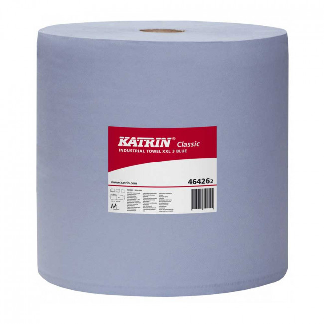 Протирочный материал бумажный, Katrin Classic XXL 3 Blue, Арт.464262