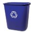 Корзина для мусора Rubbermaid FG295573BLUE, 12,9 литра, синяя, Арт.FG295573BLUE Корзина для мусора Rubbermaid FG295573BLUE, 12,9 литра, синяя, Арт.FG295573BLUE