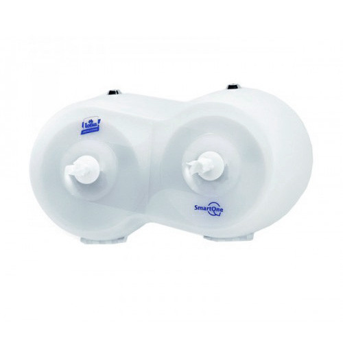 Диспенсер Tork SmartOne® двойной для туалетной бумаги в мини рулонах, Арт.472028 Диспенсер Tork SmartOne® двойной для туалетной бумаги в мини рулонах, Арт.472028