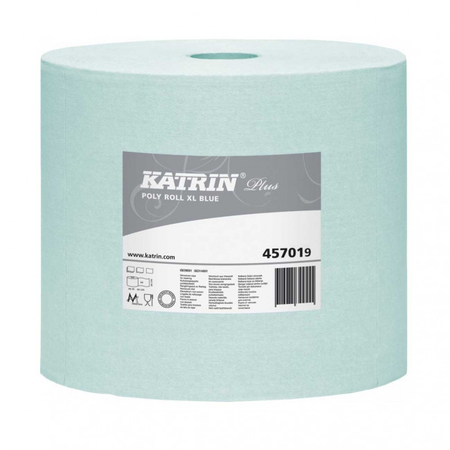 Нетканый протирочный материал Katrin Plus Poly Roll XL Blue , Арт.457019 Нетканый протирочный материал Katrin Plus Poly Roll XL Blue , Арт.457019