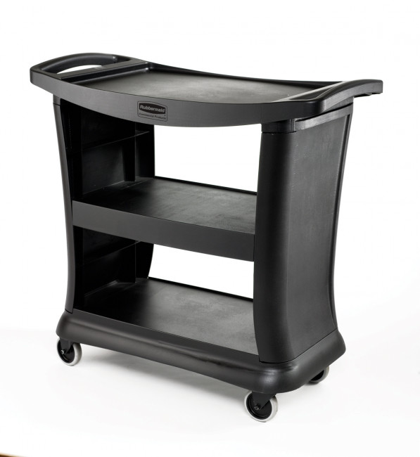 Тележка сервисная Rubbermaid для обслуживания мероприятий, Арт.FG9T6800BLA Тележка сервисная Rubbermaid для обслуживания мероприятий, Арт.FG9T6800BLA