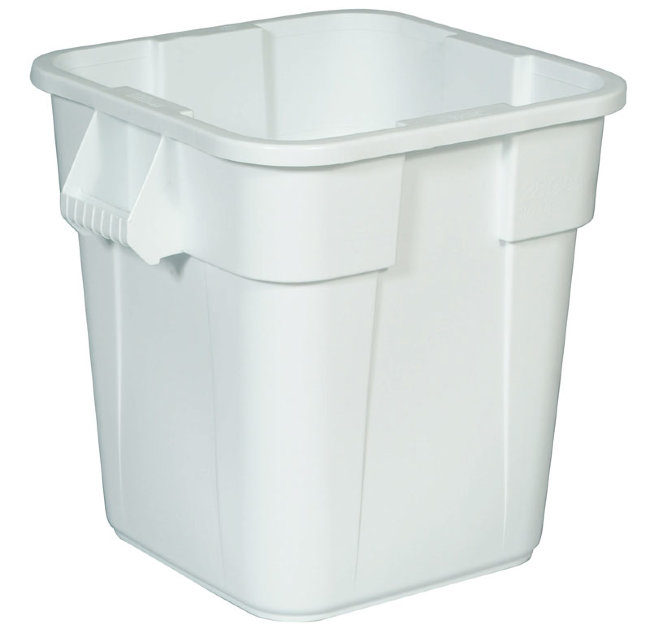 Квадратный контейнер Rubbermaid BRUTE 106 литров, белый, Арт.FG352600WHT Квадратный контейнер Rubbermaid BRUTE 106 литров, белый, Арт.FG352600WHT