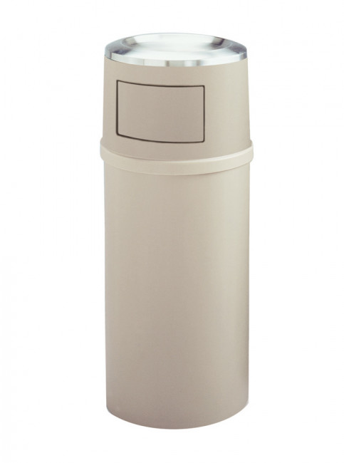 Урна пепельница Rubbermaid, бежевая, Арт.FG818488BEIG