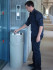 Урна пепельница Rubbermaid, бежевая, Арт.FG818488BEIG