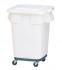 Крышка для квадратного контейнера Rubbermaid BRUTE на 151.4 литра, белая, Арт.FG353900WHT Крышка для квадратного контейнера Rubbermaid BRUTE на 151.4 литра, белая, Арт.FG353900WHT