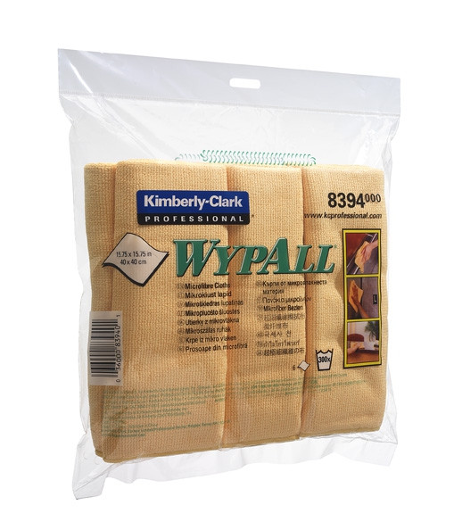Салфетки из микрофибры WYPALL, жёлтые (цена за упаковку), Арт.8394 Салфетки из микрофибры WYPALL, жёлтые (цена за упаковку), Арт.8394
