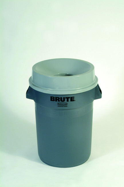 Воронкообразная крышка для контейнеров Rubbermaid BRUTE, Арт.FG354300GRAY