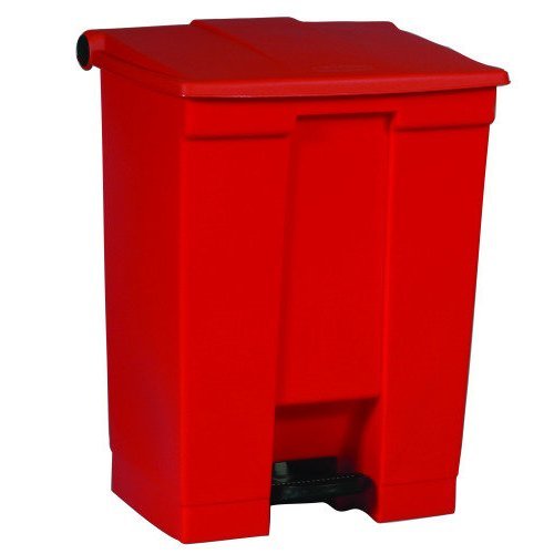 Контейнер с педалью Rubbermaid Step-On 68 литров, красный