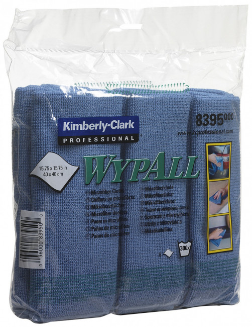Салфетки из микрофибры WYPALL, синие (цена за пачку 6 шт), Арт.8395 Салфетки из микрофибры WYPALL, синие (цена за пачку 6 шт), Арт.8395