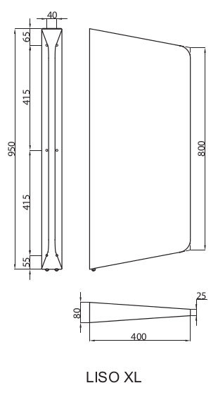 Писсуарная перегородка DELABIE LISO XL Писсуарная перегородка DELABIE LISO XL