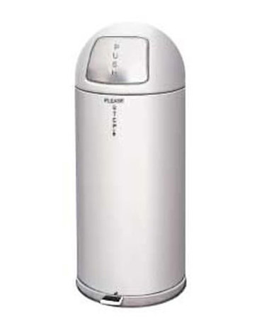 Урна с педалью Rubbermaid EasyPush 56 литров, Арт.FGR1536STEGLSM