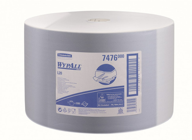 Протирочный материал WypAll® L20, синий, Арт.7476 Протирочный материал WypAll® L20, синий, Арт.7476