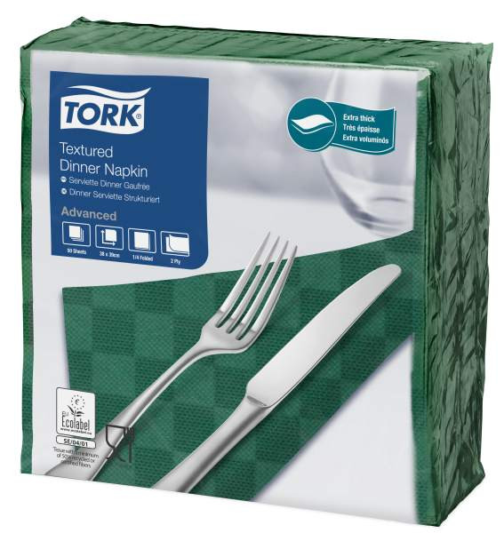 Салфетки Tork NexxStyle, зелёные, Арт.478792 Салфетки Tork NexxStyle, зелёные, Арт.478792