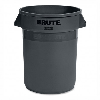 Контейнер круглый Rubbermaid BRUTE 75,7 литров, серый